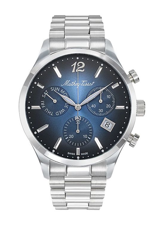 Urban Chrono H411CHABU Reloj Mathey Tissot para hombre Swiss Made, un estilo urbano definido, un atractivo técnico, un diseño avanzado, una energía concentrada