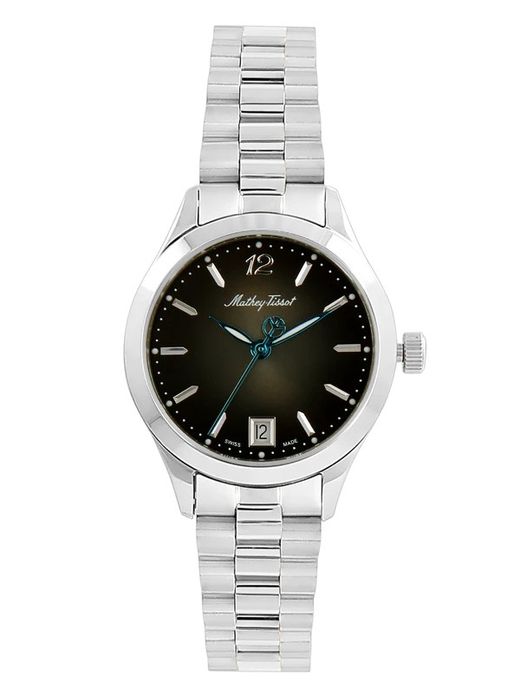 Urban Metal D411MAN Reloj MATHEY TISSOT SWISS MADE de mujer acero inoxidable 316L, water resistant 5atm, calendario cristal zafiro