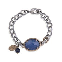 WB330X Pulsera Plata de Palo Neon lapislázuli