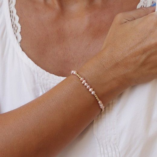 WB395X Pulsera PLATA DE PALO modelo Alina elegante de mujer