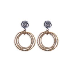 WE099X Pendientes Plata de Palo mujer