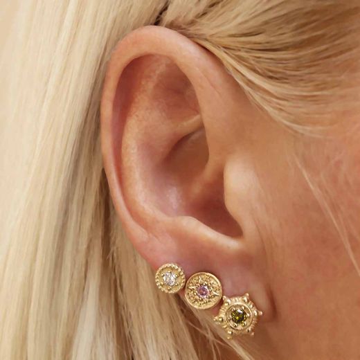 WE129G Pendientes PLATA DE PALO mujer colección Salon