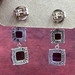 WE168X Pendientes Plata de Palo modelo Sele para mujer elegantes y atractivos