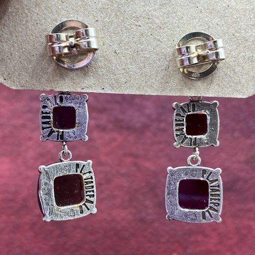WE168X Pendientes Plata de Palo modelo Sele para mujer elegantes y atractivos