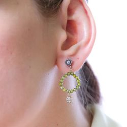 WE200V Pendientes PLATA DE PALO para mujer de plata 925 colección Orinthya