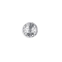 WE242X Pendientes Juliet PLATA DE PALO mujer tipo botón en plata de ley