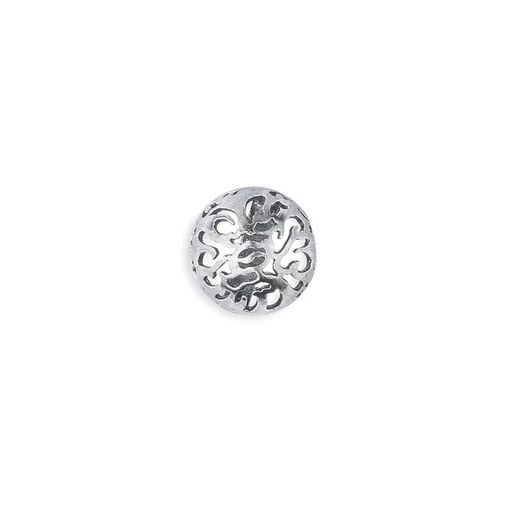 WE242X Pendientes Juliet PLATA DE PALO mujer tipo botón en plata de ley