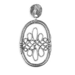 WE249X Pendientes Dylora  Plata de Palo para mujer elaborados a mano en plata de ley 925 con filigrana en forma oval son una joya única que te llevará a un mundo de ensueño