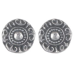 WE274X Pendientes PLATA DE PALO de Mujer Mayonaka de plata 925 grabada