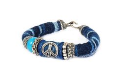 west043 Pulsera la bruixeta símbolo la paz