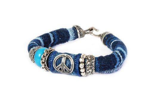 west043 Pulsera la bruixeta símbolo la paz