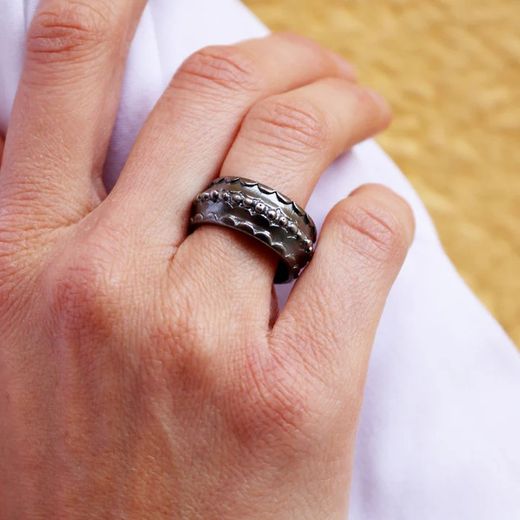 WR133X Anillo Yaira PLATA DE PALO mujer de plata 925