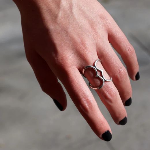 WR166X Anillo PLATA DE PALO Mujer Zoco de Plata 925